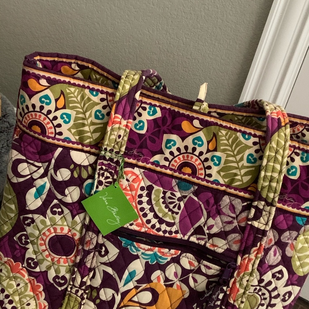 Vera bradley large bag, plum crazy